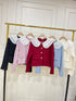 Women Peter Pan Collar Winter Cardigan